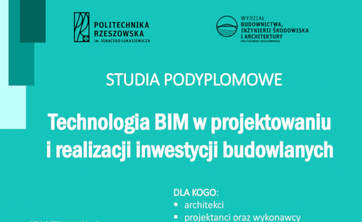 Zaproszenie na studia podyplomowe BIM